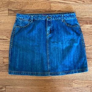 SWAK Denim Mini Skirt Jean Brass Rivets Plus Sz 18 NEW w/out Tags PERFECT